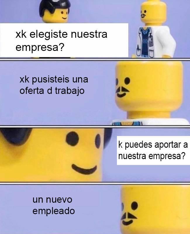 En la entrevista de trabajo